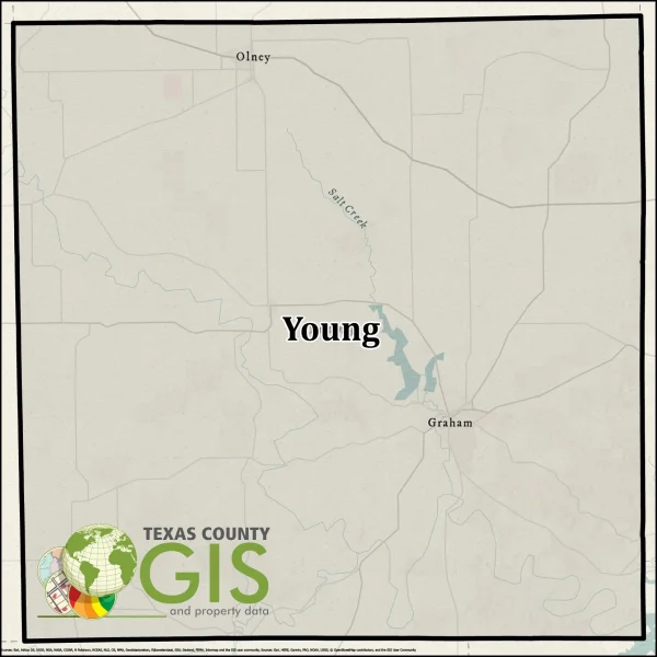 Young County Texas GIS Shapefile and Property Data
